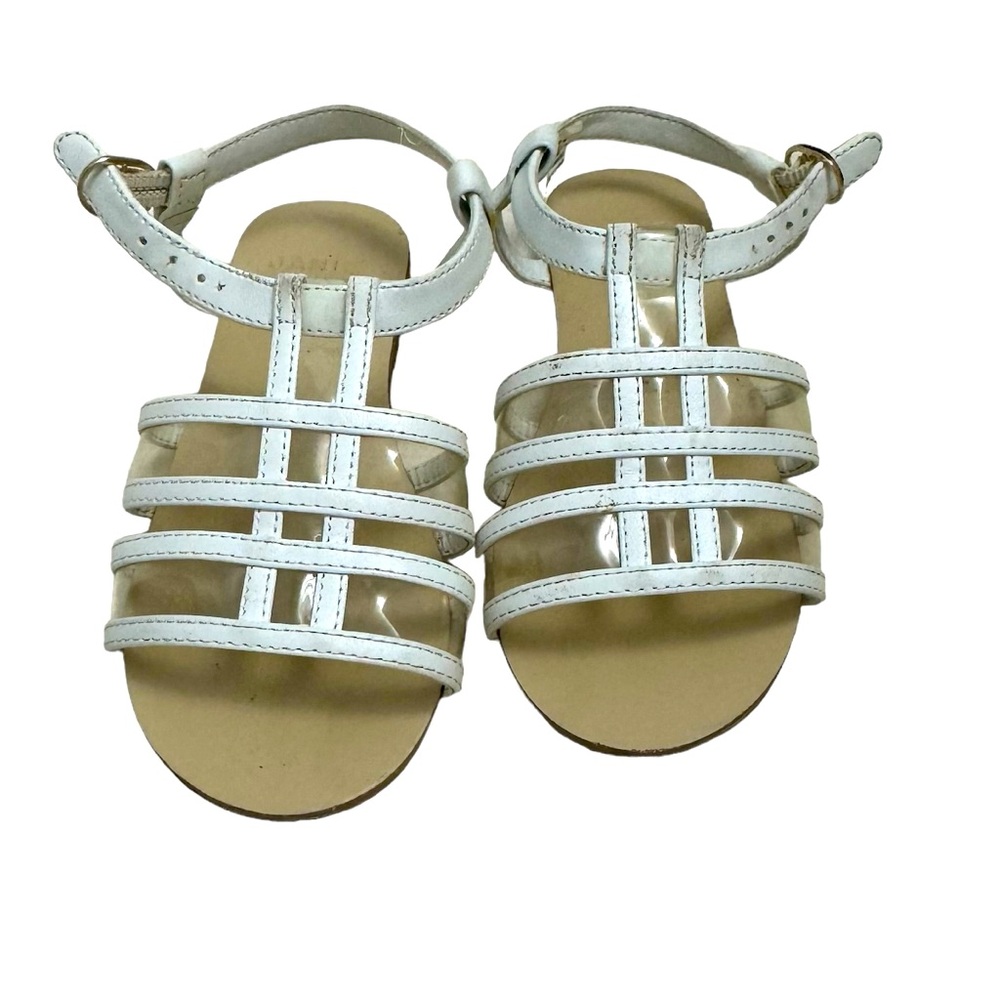 Janie & Jack Girls Gold Strappy Sandals – Size 9 Toddler